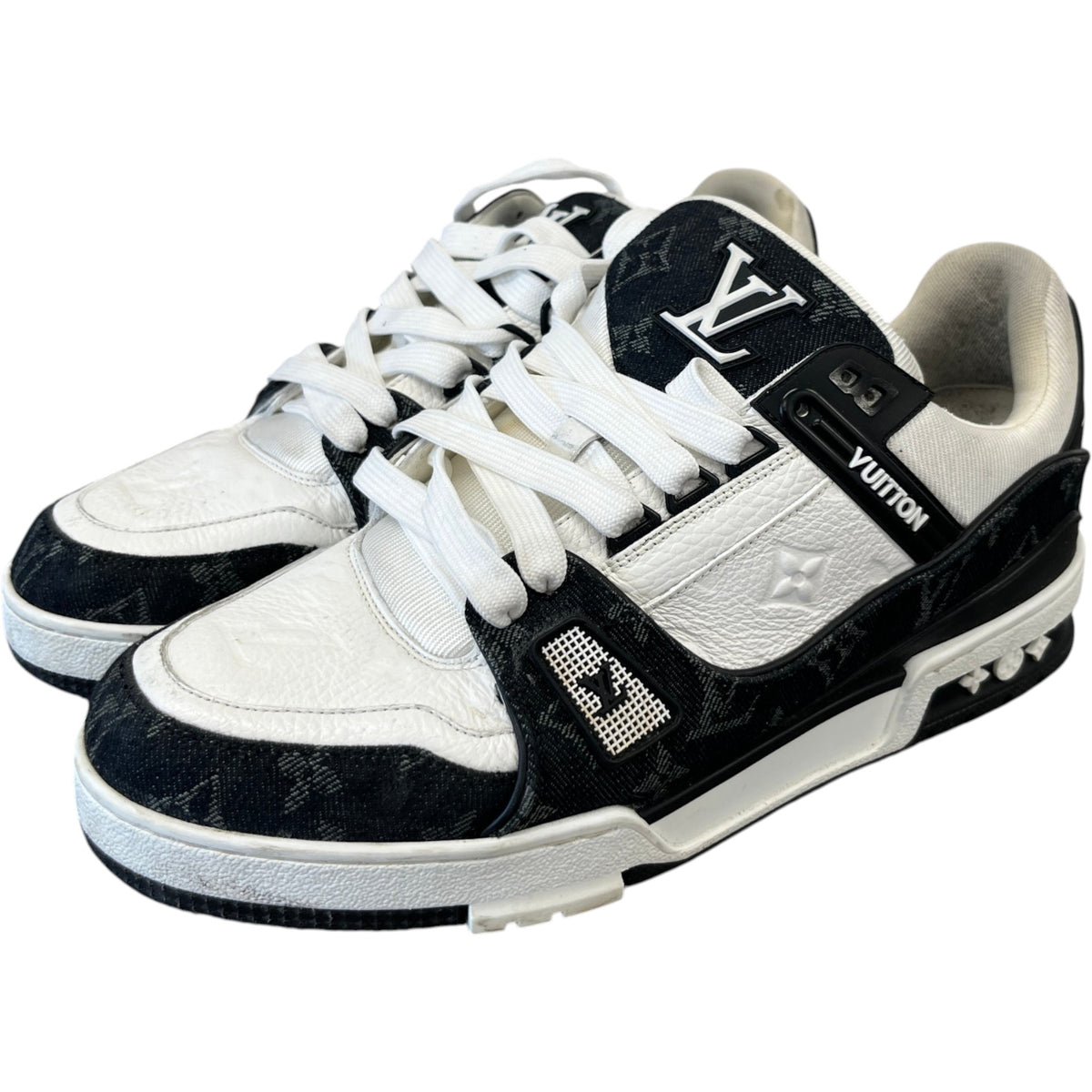 Men's LV Low Trainers Black Size UK 8 / EU 42 - Photo 9