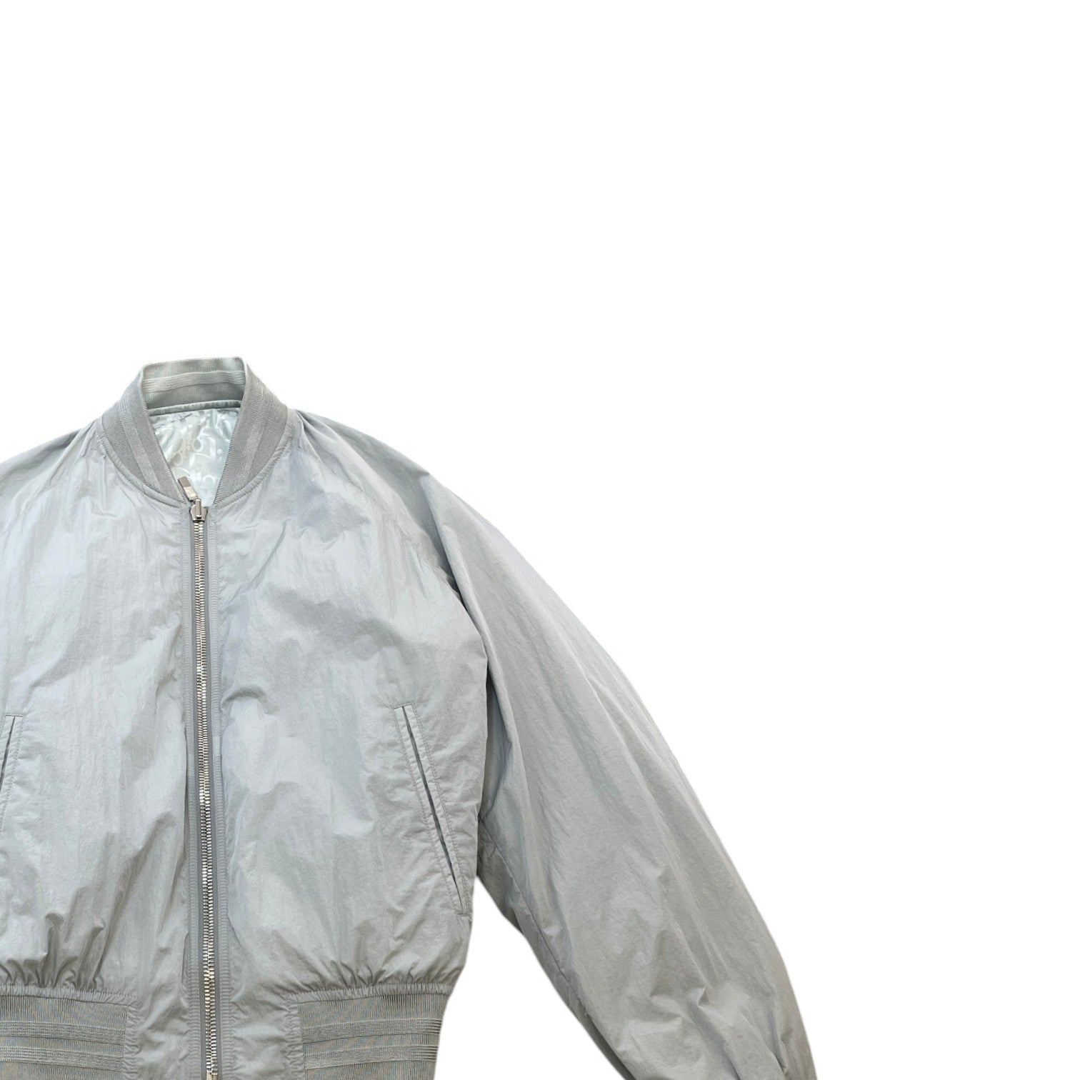 Men's Reversible Oblique Bomber Jacket Grey Size IT 52 / XL - Photo 5