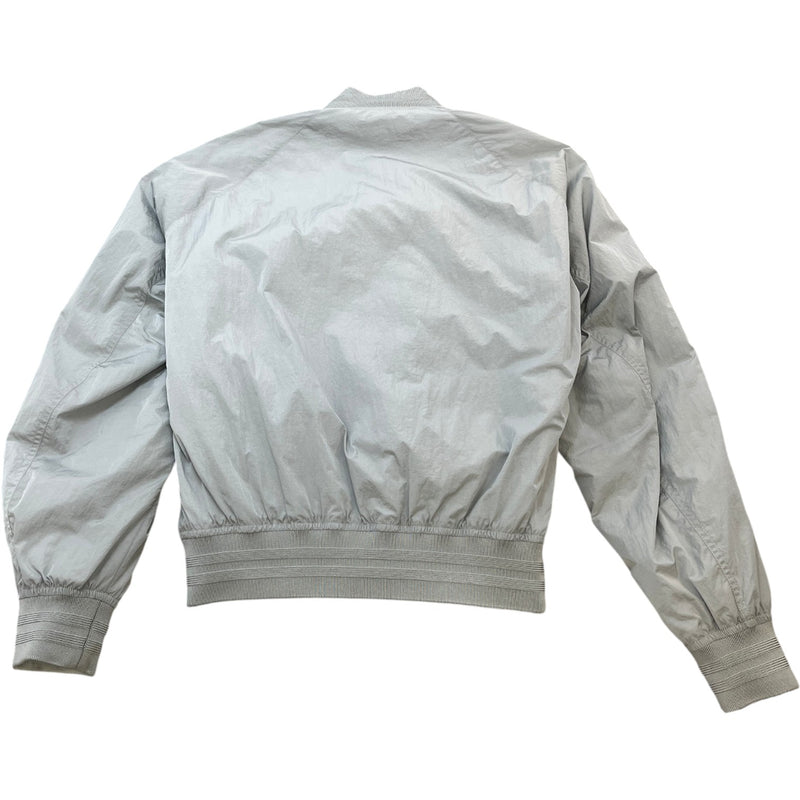 Men's Reversible Oblique Bomber Jacket Grey Size IT 52 / XL