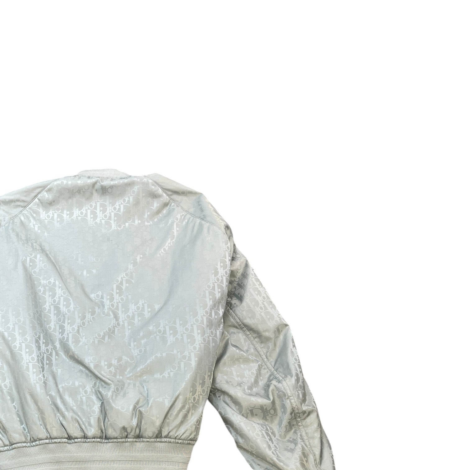 Men's Reversible Oblique Bomber Jacket Grey Size IT 52 / XL - Photo 8