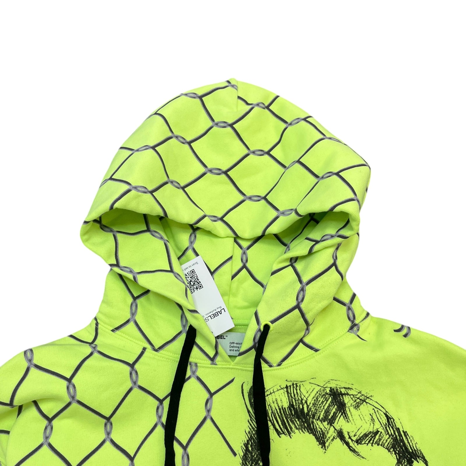 Men's Broken Fence Hoodie Green Size M - Photo 6
