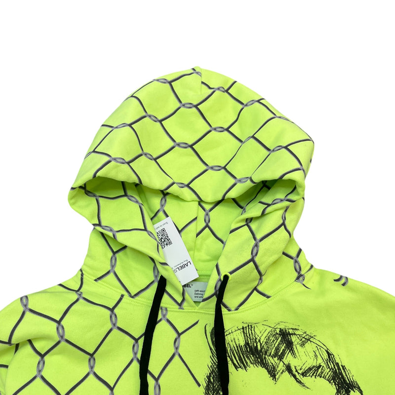 Men's Broken Fence Hoodie Green Size M