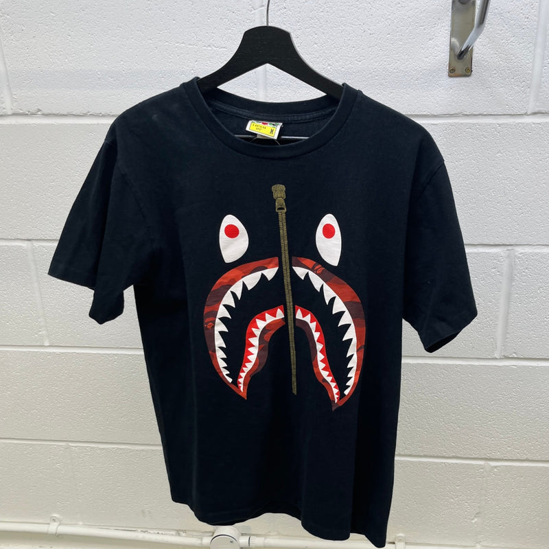 Men's Shark Tee T-Shirt Black Size M