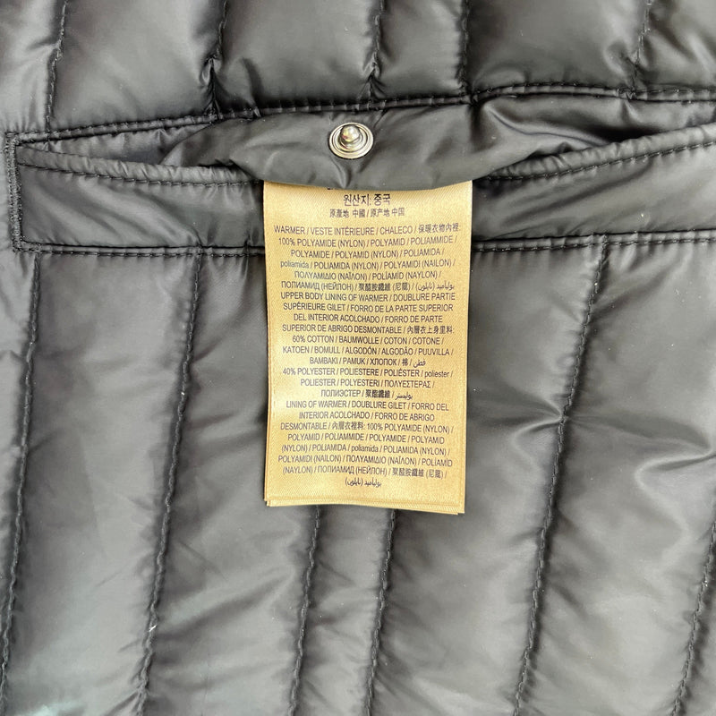 Men's Puffer Gilet Black Size IT 46 / S