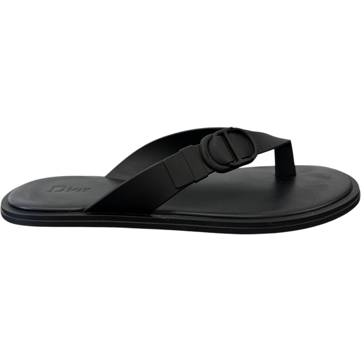 Men's Rivage Tong Sandals Black Size UK 7 / EU 41 - Photo 1