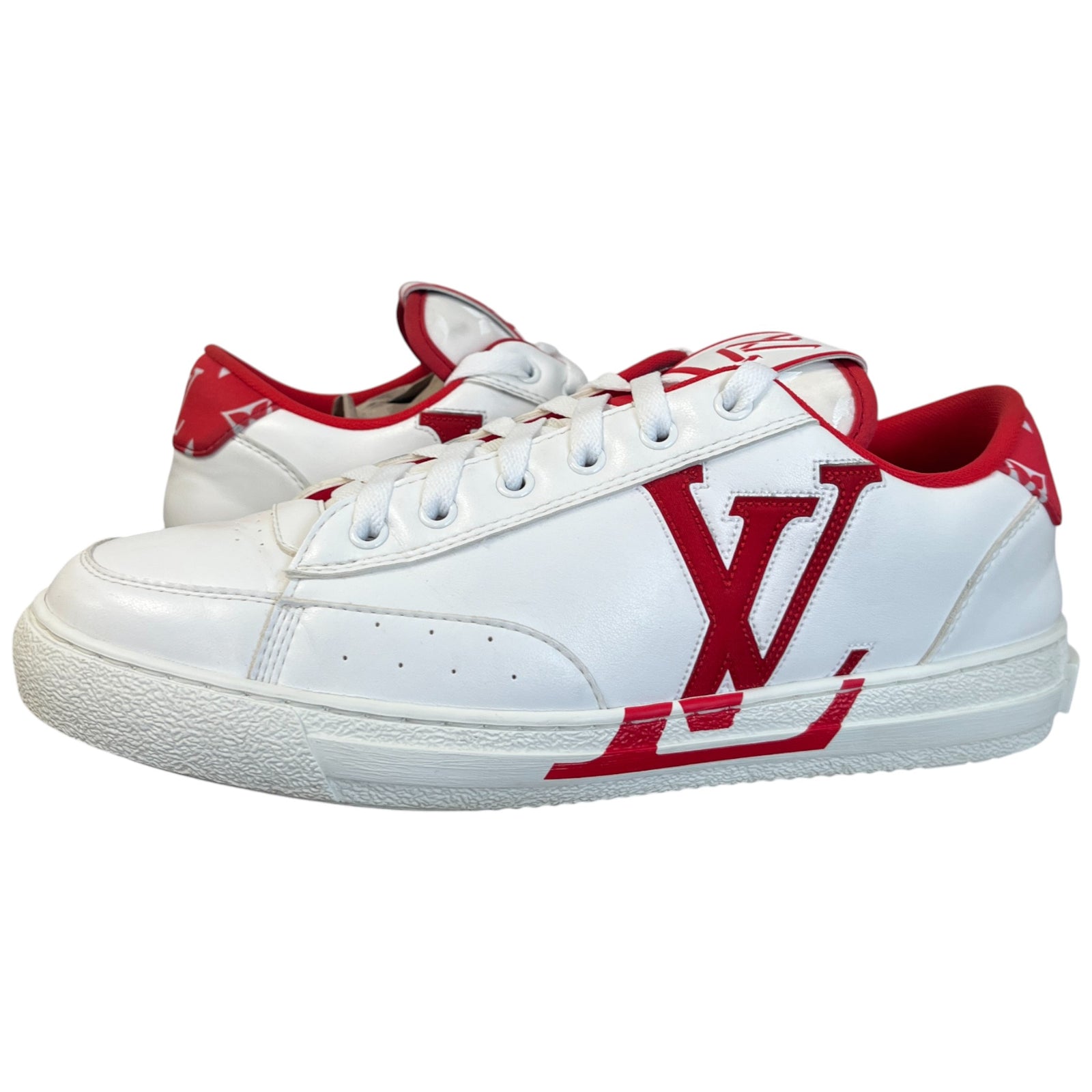 Men's Charlie Low Trainers Red Size EU 41.5 / UK 7.5 - Photo 3