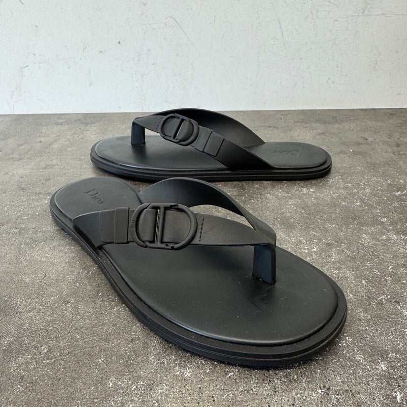 Men's Rivage Tong Sandals Black Size UK 7 / EU 41