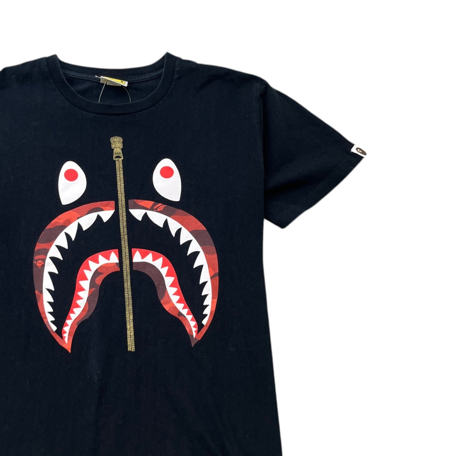 Men's Shark Tee T-Shirt Black Size M - Photo 3