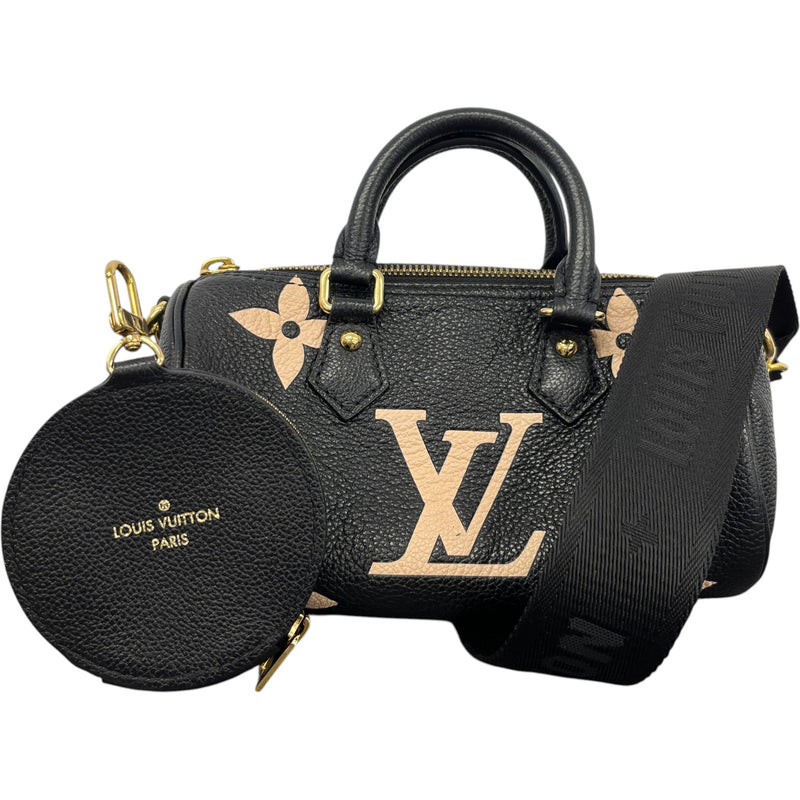 Women's Monogram Nano Speedy Bag Black