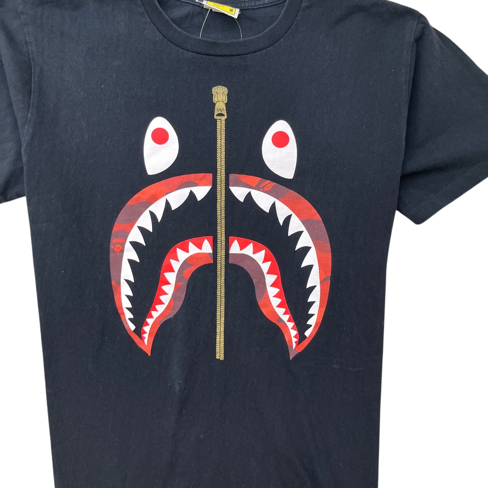 Men's Shark Tee T-Shirt Black Size M - Photo 5
