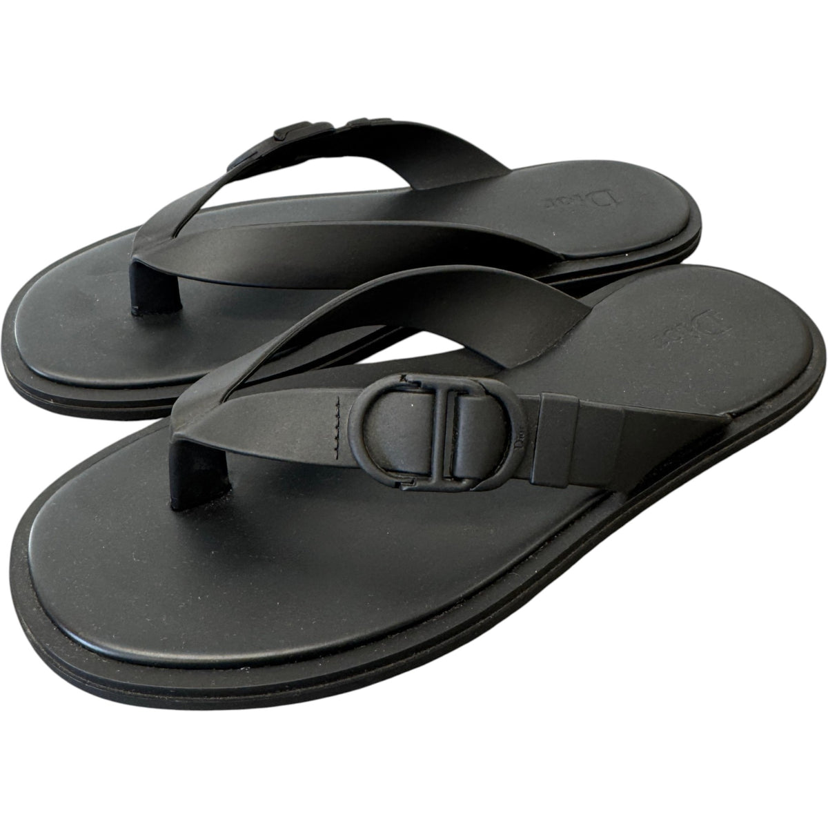 Men's Rivage Tong Sandals Black Size UK 7 / EU 41 - Photo 6