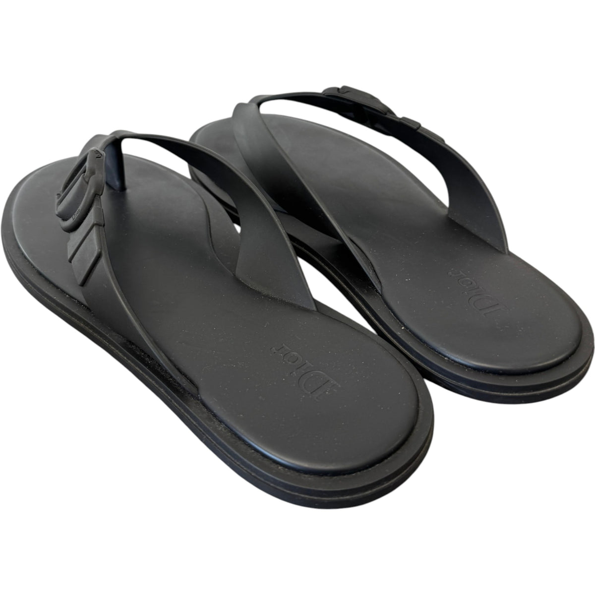 Men's Rivage Tong Sandals Black Size UK 7 / EU 41 - Photo 7