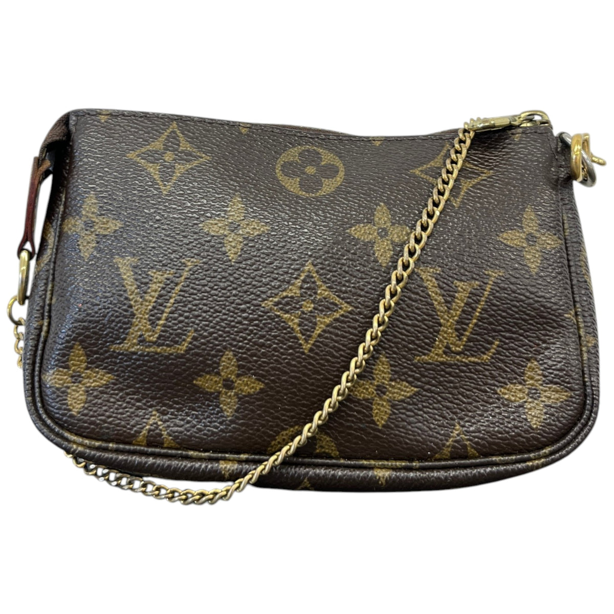 Women's Monogram Mini Pochette Handbag Brown - Photo 3