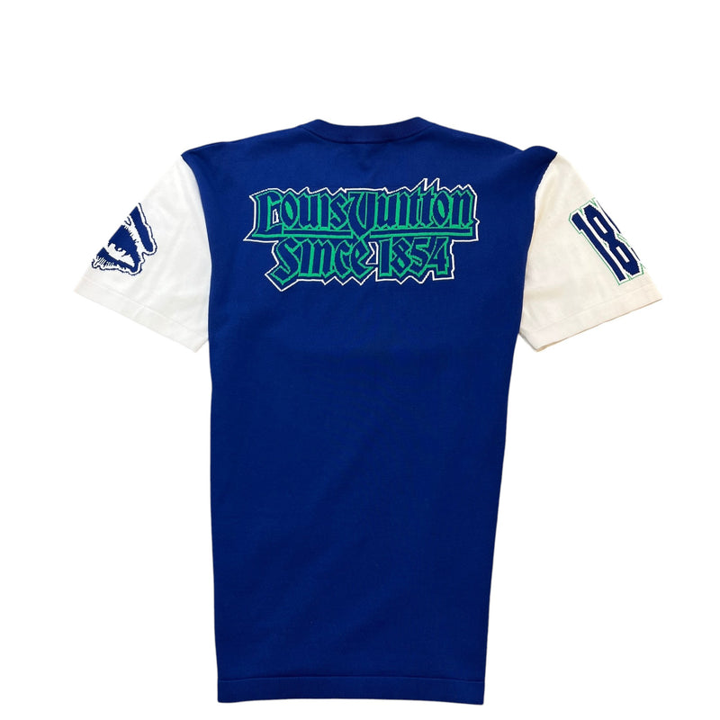 Men's Since 1854 Intarsia T-Shirt Blue Size XL