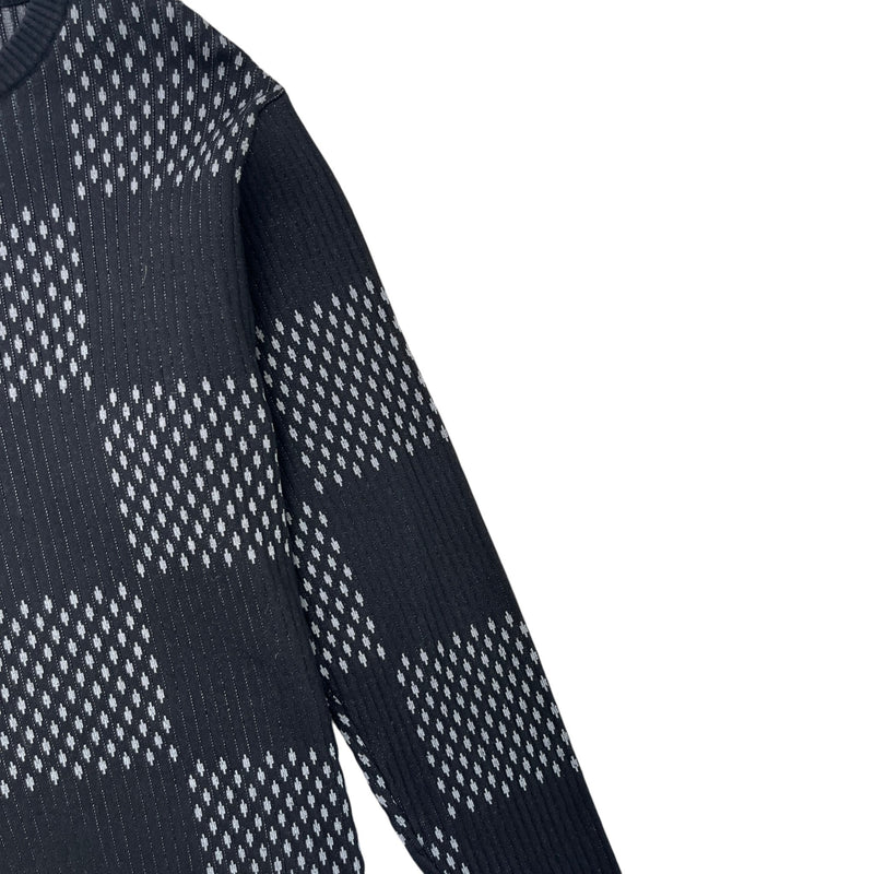 Men's Giant Damier Sweatshirt Black Size L
