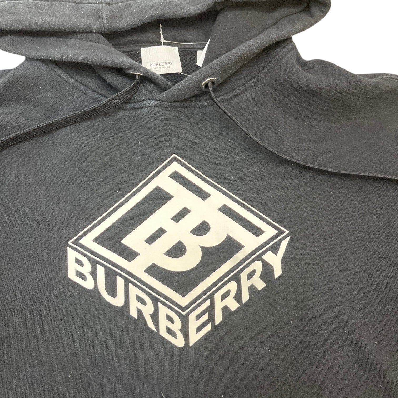 Men's Tb Logo Print Hoodie Black Size XL - Photo 6
