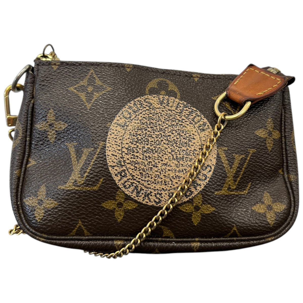 Women's Monogram Mini Pochette Handbag Brown - Photo 1