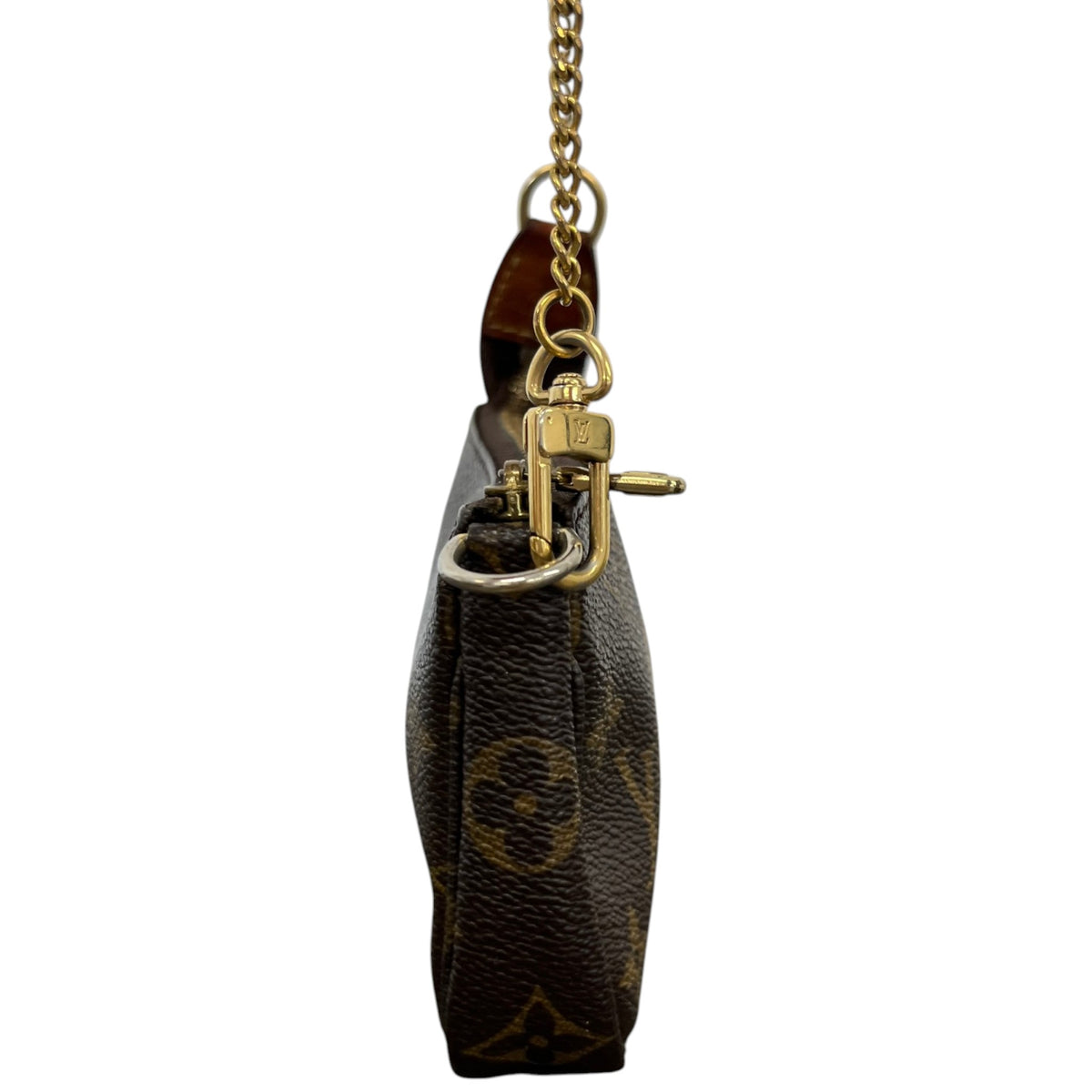 Women's Monogram Mini Pochette Handbag Brown - Photo 7