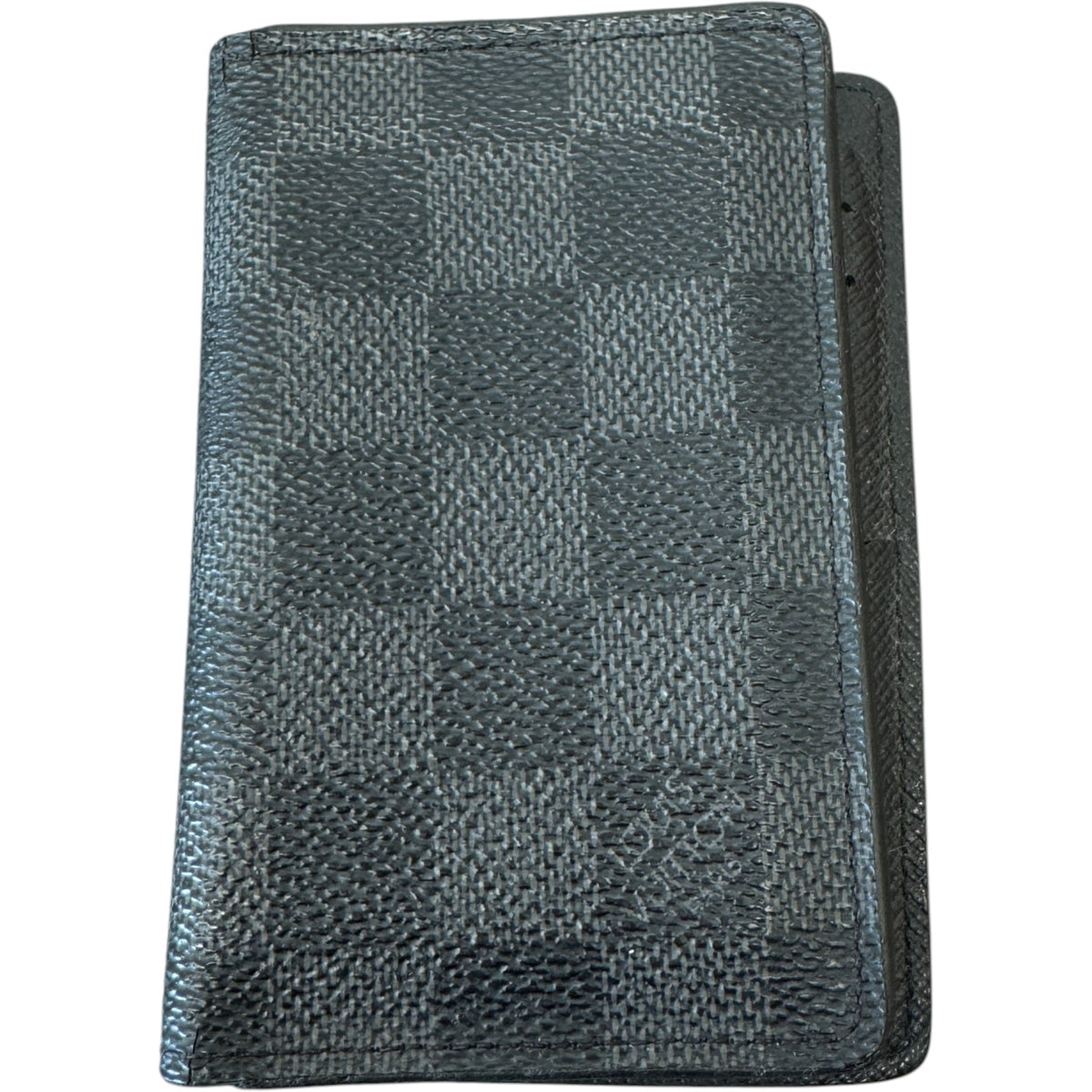 Men's Damier Graphite Pocket Organiser Card Holder Black - Photo 1