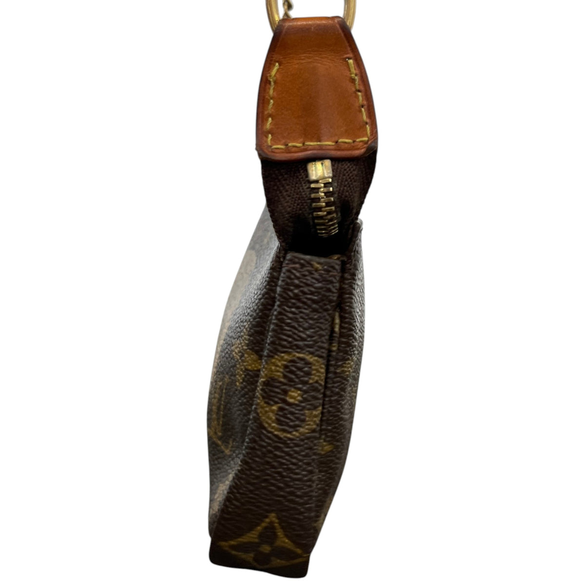 Women's Monogram Mini Pochette Handbag Brown - Photo 6