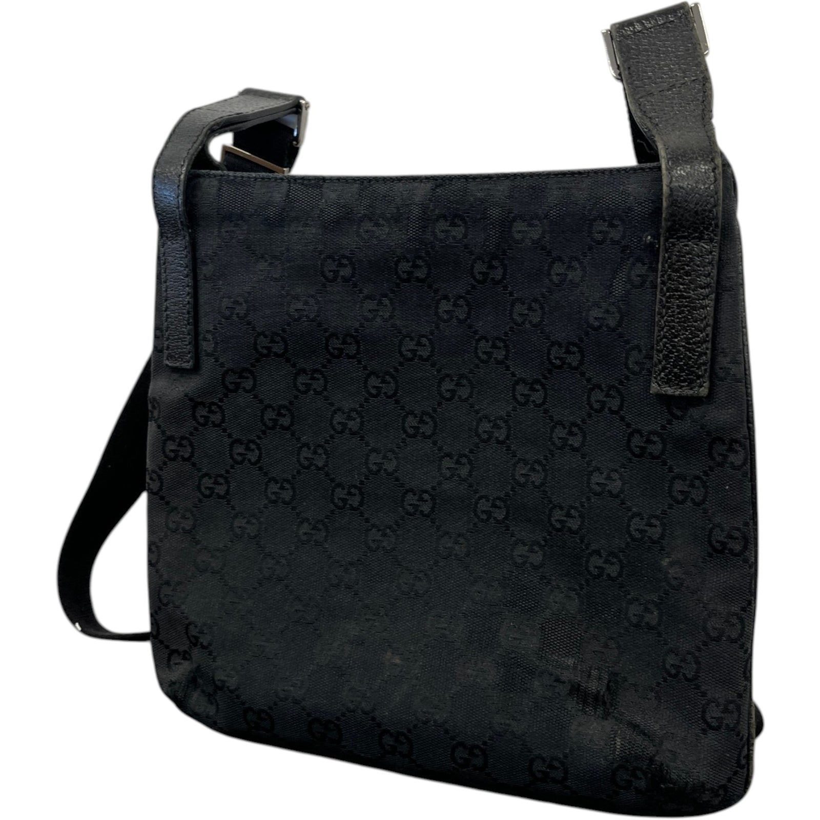 Men's Gg Supreme Crossbody Bag Black - Photo 7