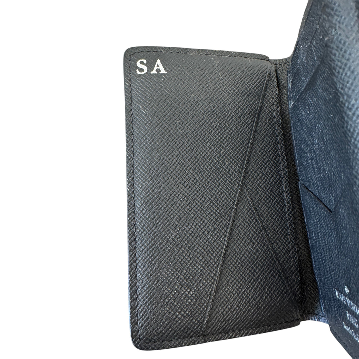 Men's Damier Graphite Pocket Organiser Card Holder Black - Photo 3