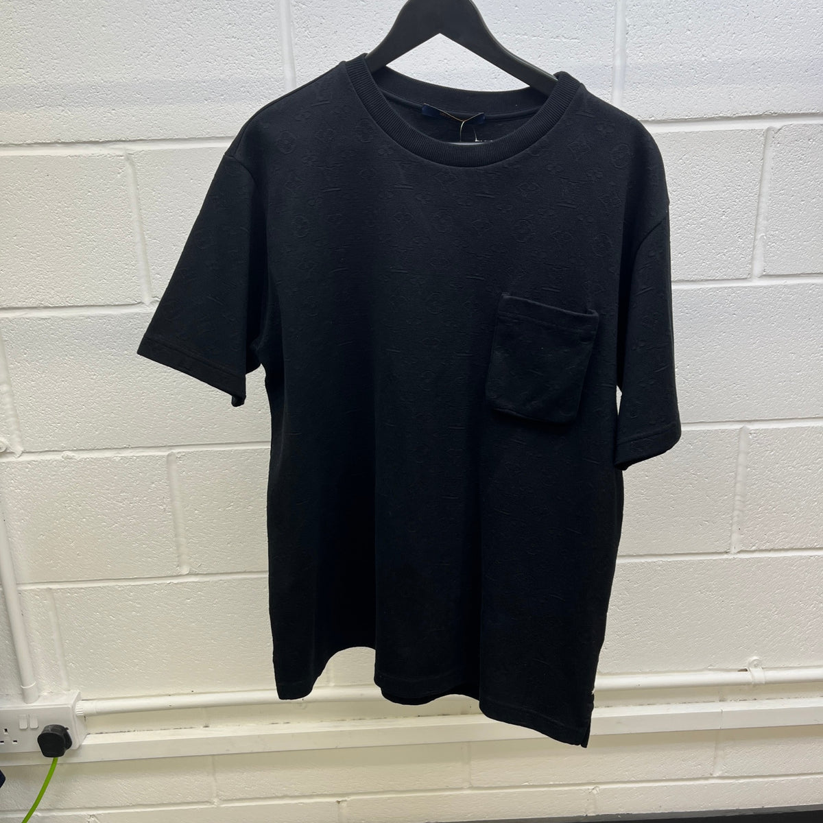 Men's Monogram T-Shirt Black Size XL - Photo 7