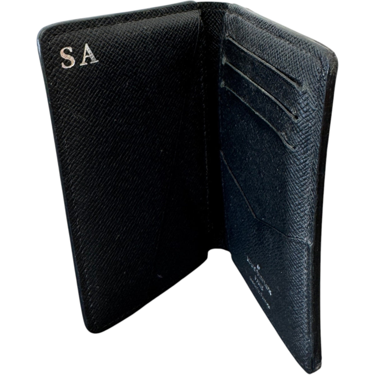 Men's Damier Graphite Pocket Organiser Card Holder Black - Photo 5