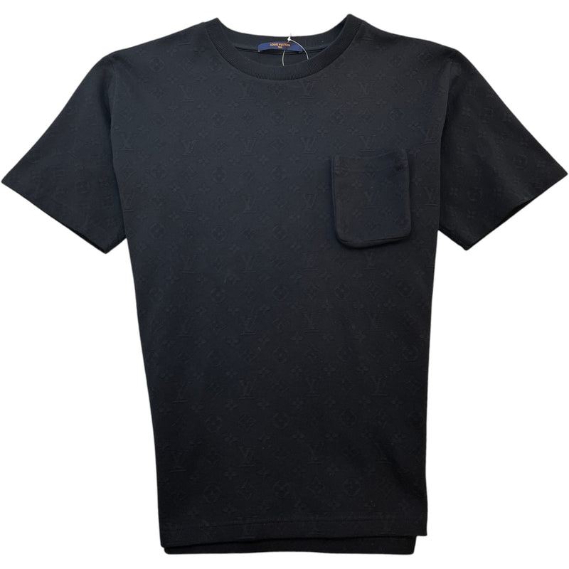 Men's Monogram T-Shirt Black Size XL