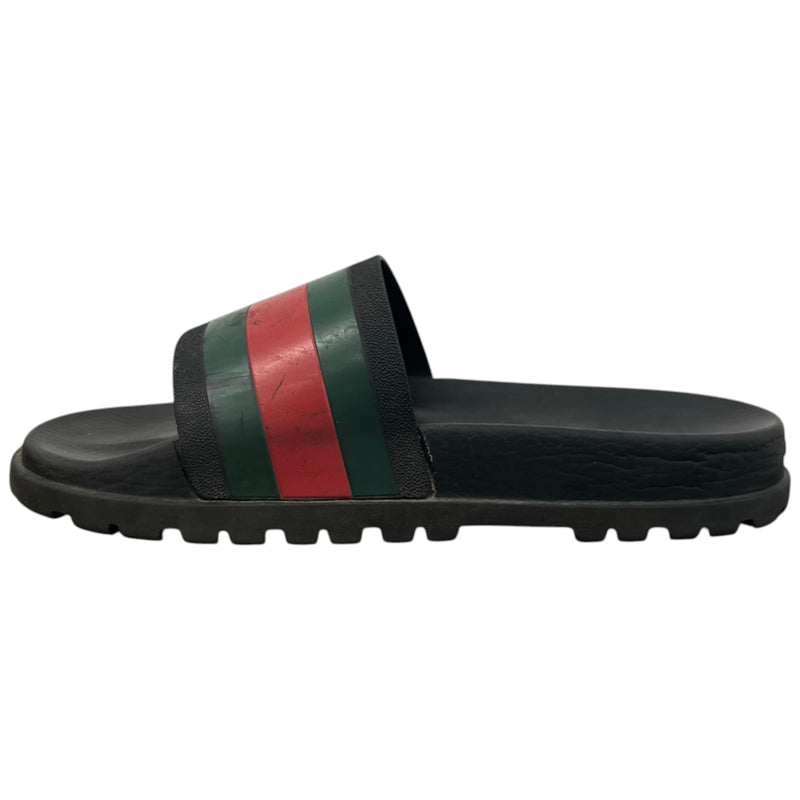 Men's Web Slides Black Size UK 8 / EU 42