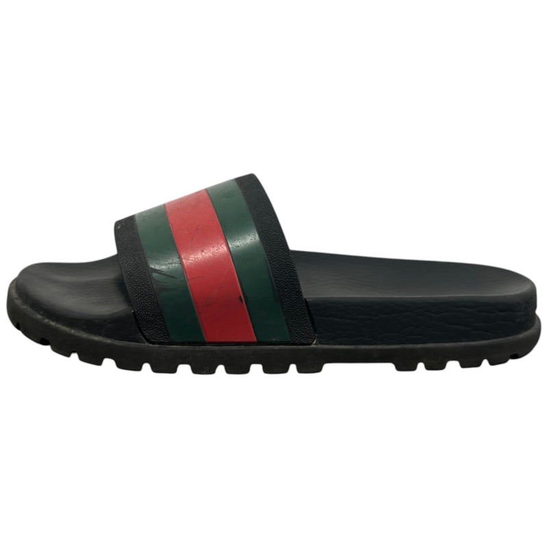 Men's Web Slides Black Size UK 8 / EU 42