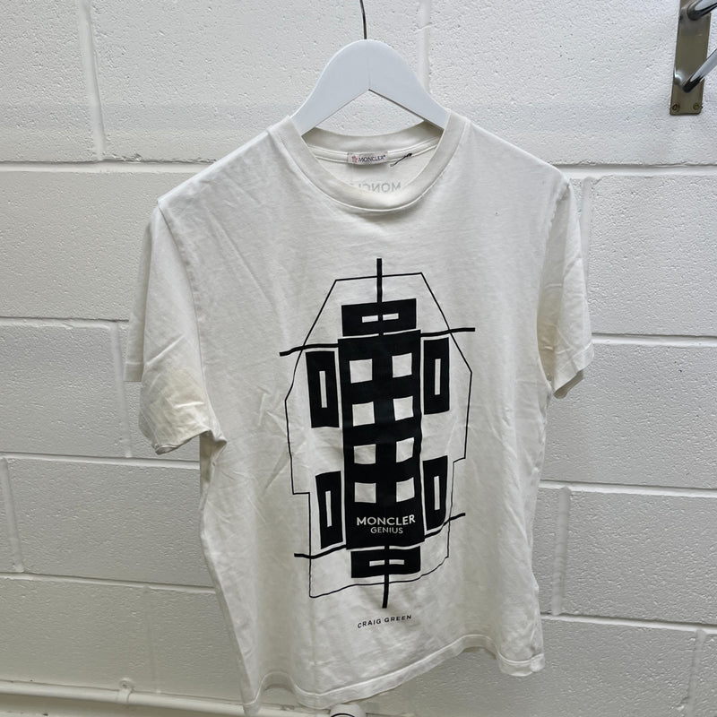 Men's X Craig Green Genius Maglia T-Shirt White Size S