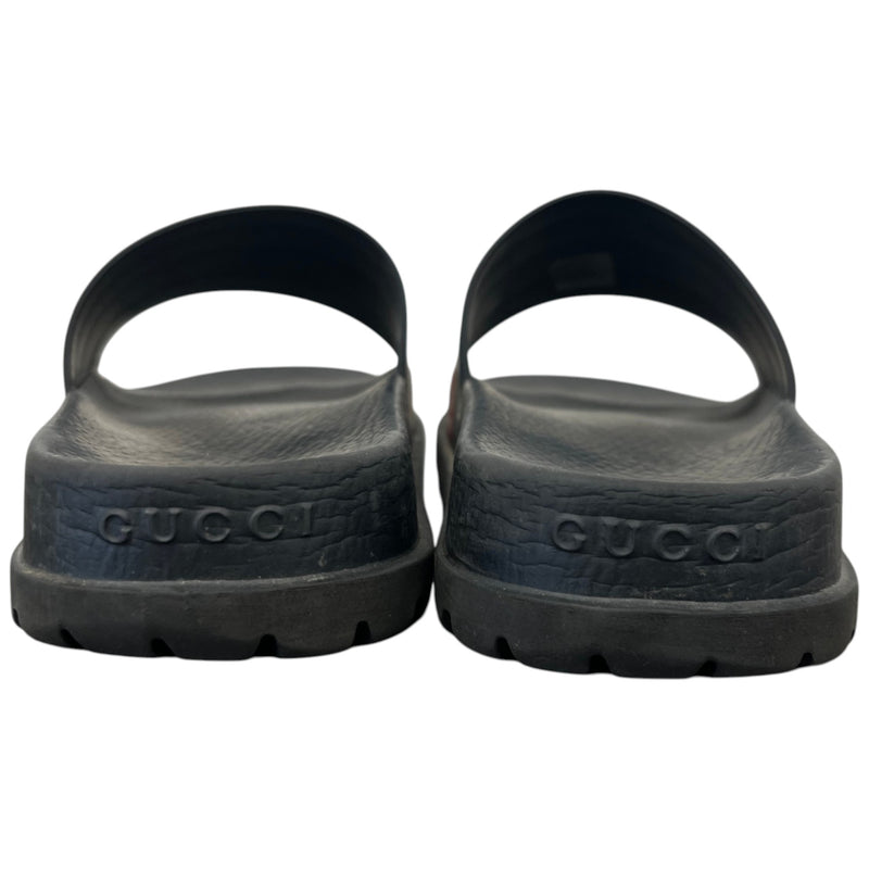 Men's Web Slides Black Size UK 8 / EU 42