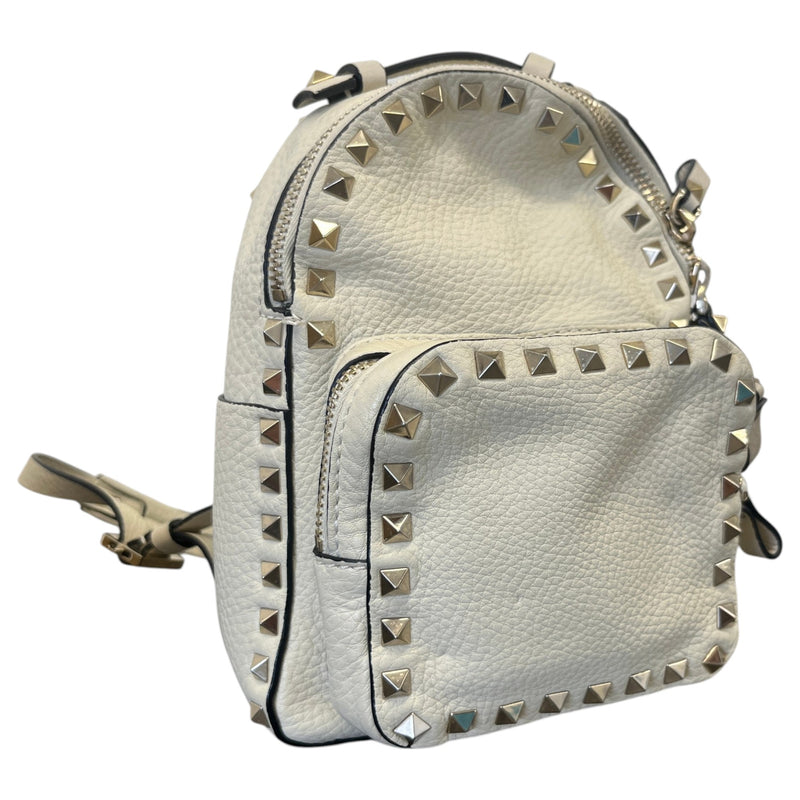 Men's Rockstud Backpack White