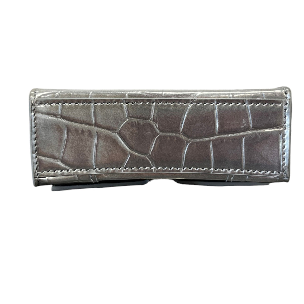 Women's Hourglass Mini Handbag Silver - Photo 10