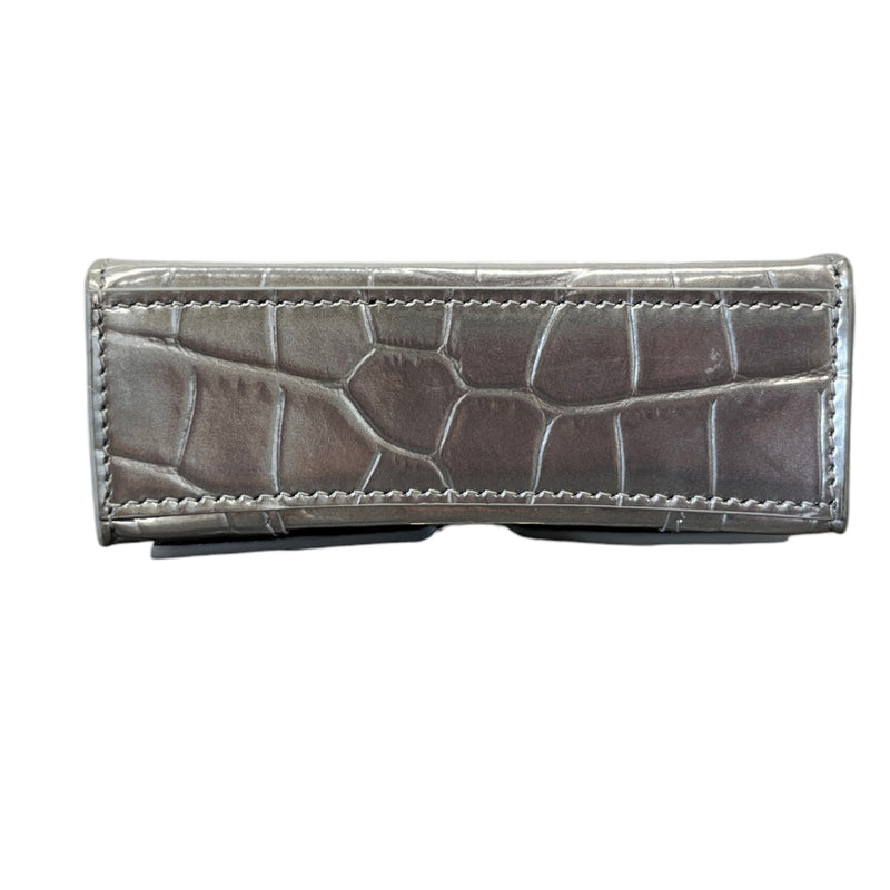 Women's Hourglass Mini Handbag Silver