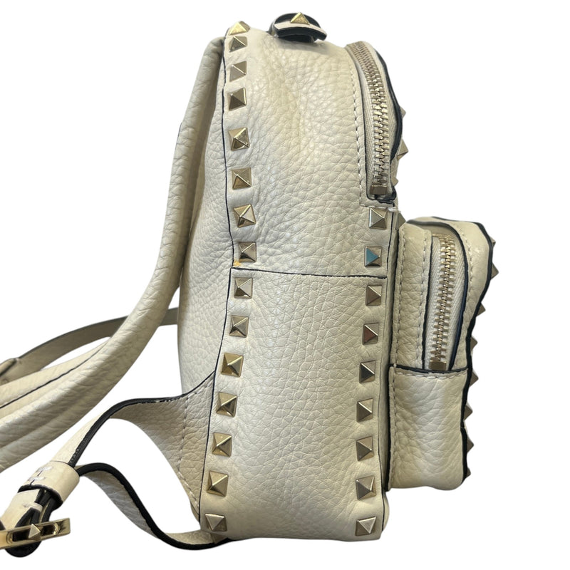 Men's Rockstud Backpack White