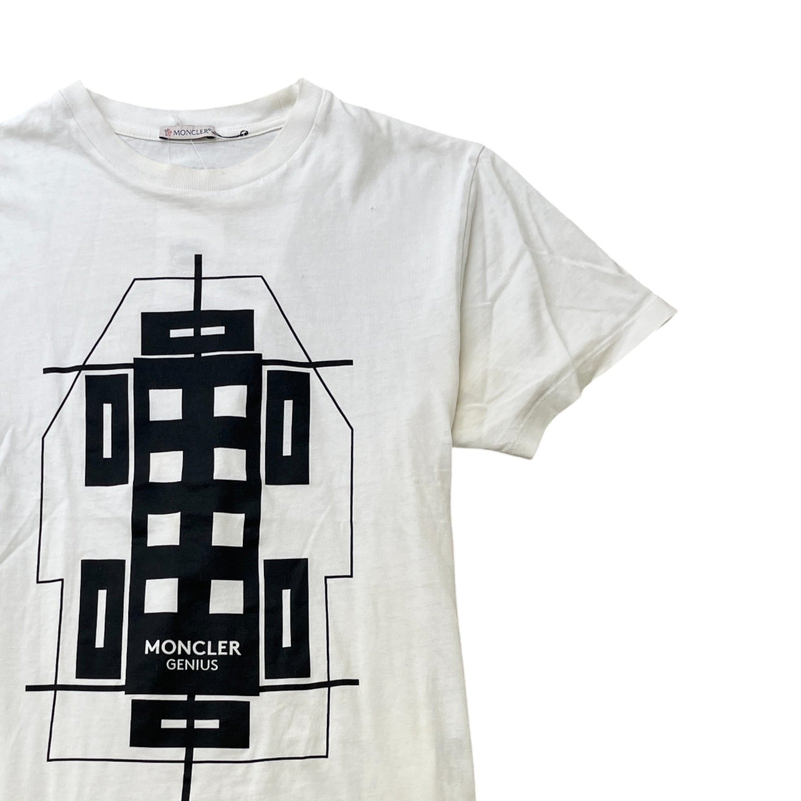 Men's X Craig Green Genius Maglia T-Shirt White Size S - Photo 3