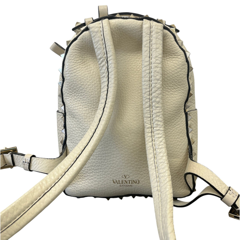 Men's Rockstud Backpack White