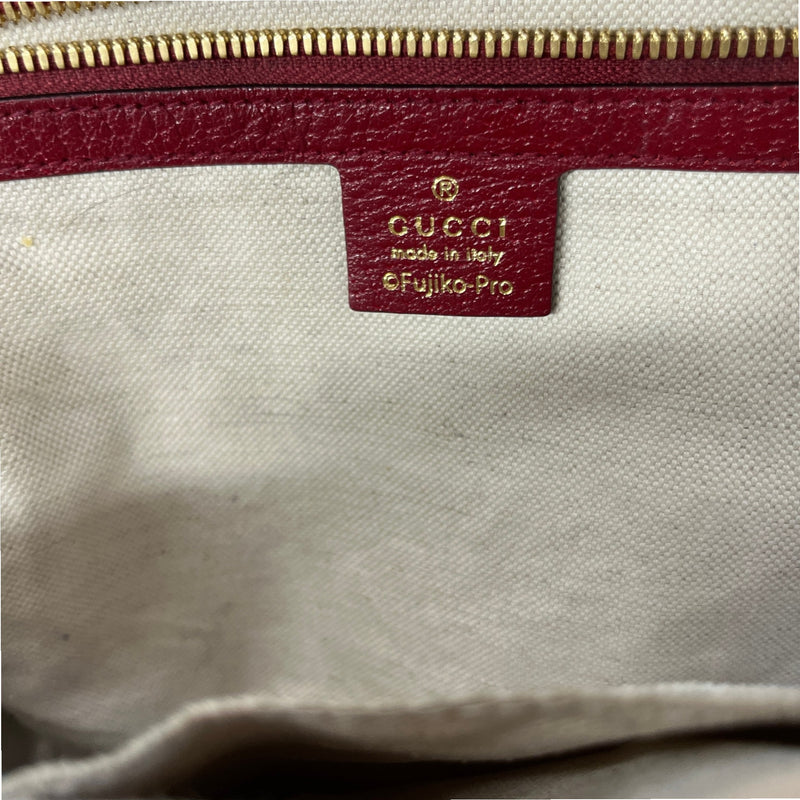 X Doraemon Rare Backpack Burgundy