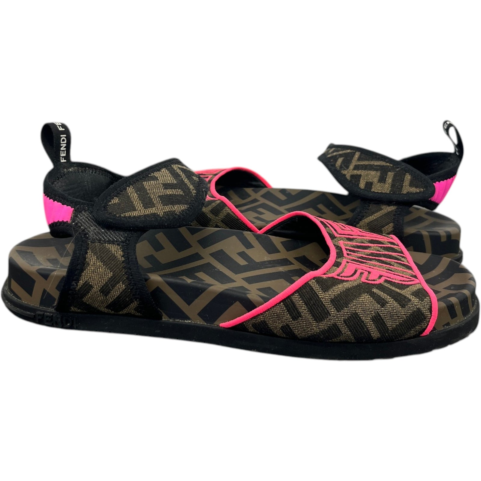 Women's Ffreedom Platform Sandals Brown Size EU 39 / UK 6 - Photo 3