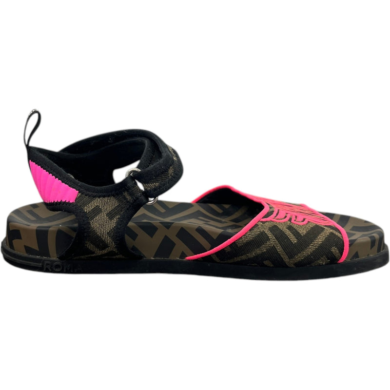 Women's Ffreedom Platform Sandals Brown Size EU 39 / UK 6