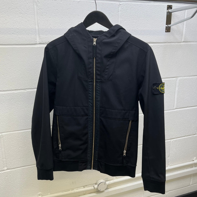 Men's Soft Shell-R Hooded Jacket Black Size S