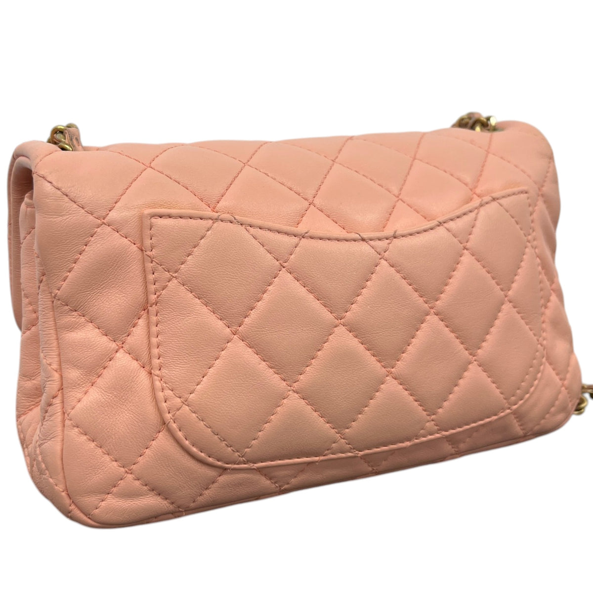Women's Lambskin Timeless Pearl Crush Mini Handbag Pink - Photo 8