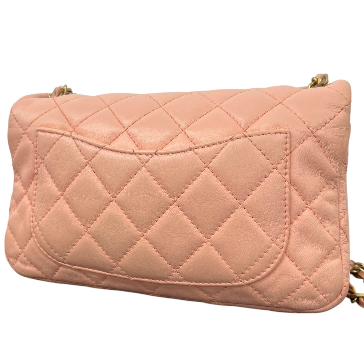 Women's Lambskin Timeless Pearl Crush Mini Handbag Pink - Photo 9