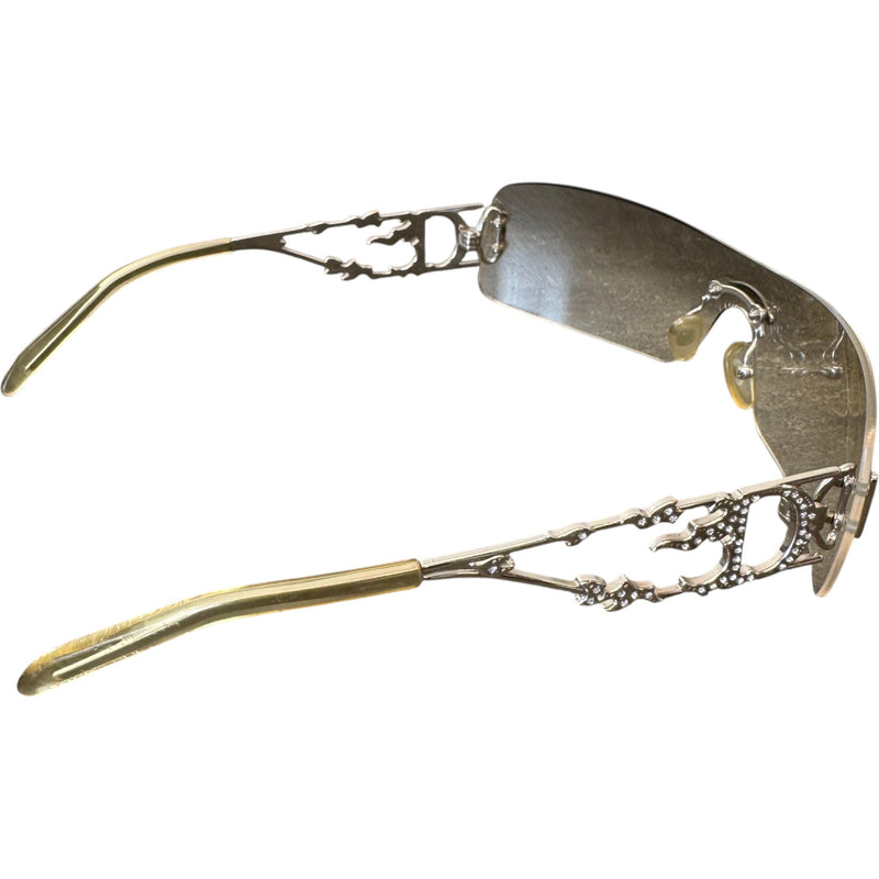 Women's DiorFire John Galliano Sunglasses Silver