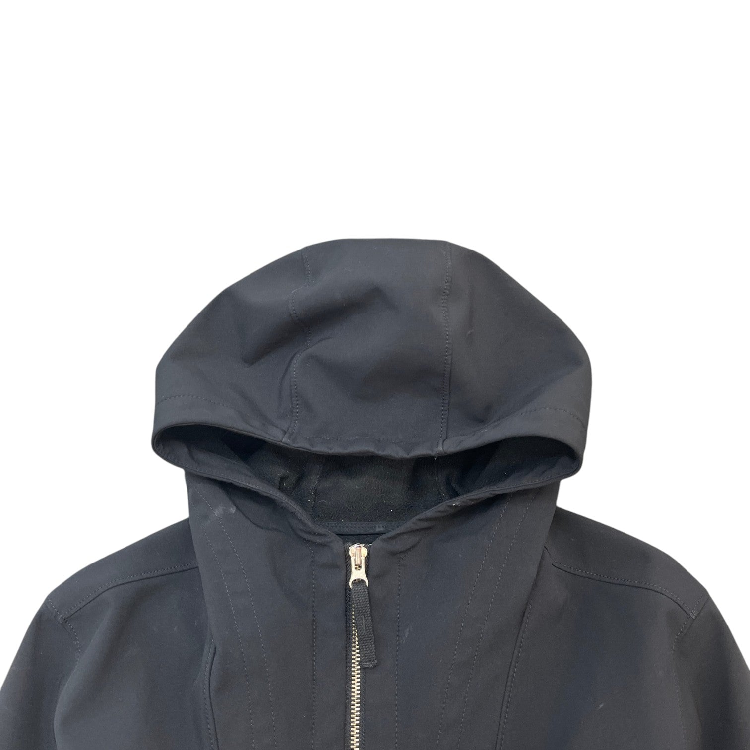 Men's Soft Shell-R Hooded Jacket Black Size S - Photo 6
