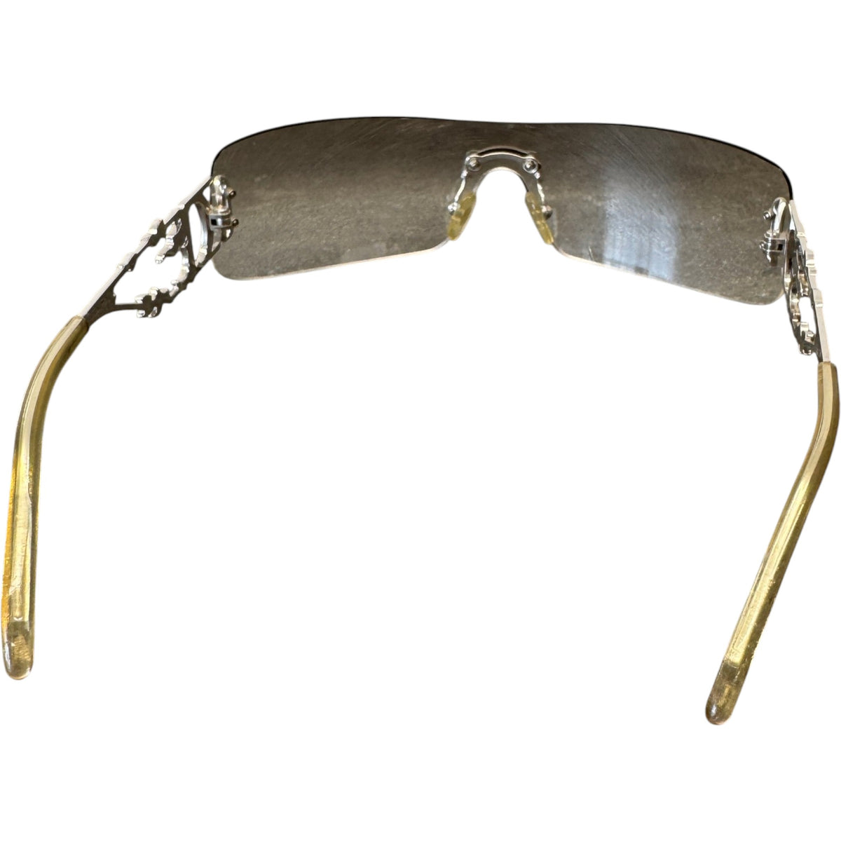 Women's DiorFire John Galliano Sunglasses Silver - Photo 6