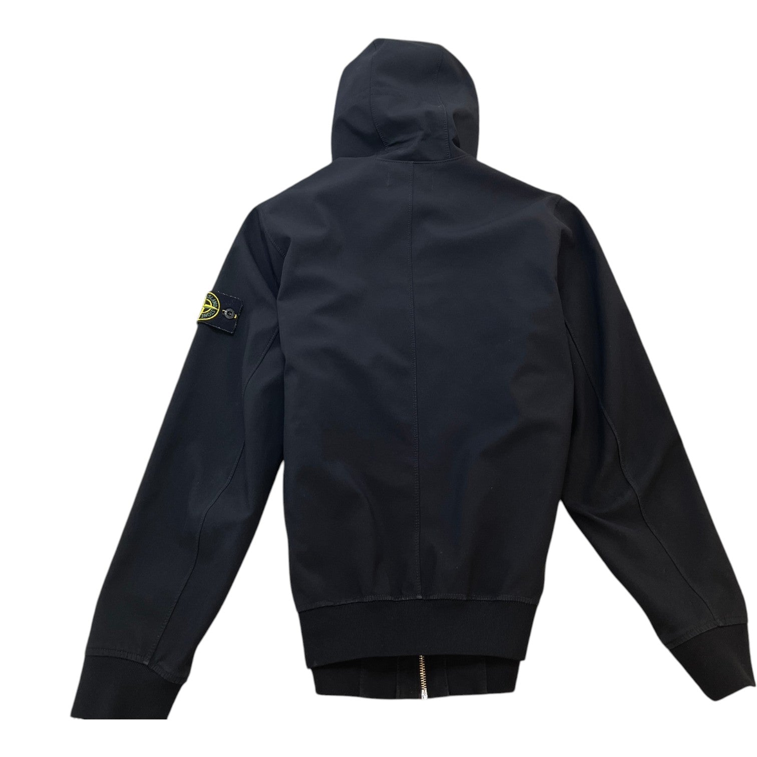Men's Soft Shell-R Hooded Jacket Black Size S - Photo 2