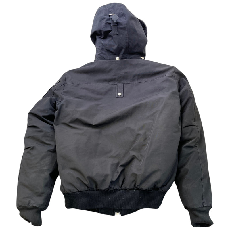 Men's Ballistic Bomber Down Jacket Black Size XL
